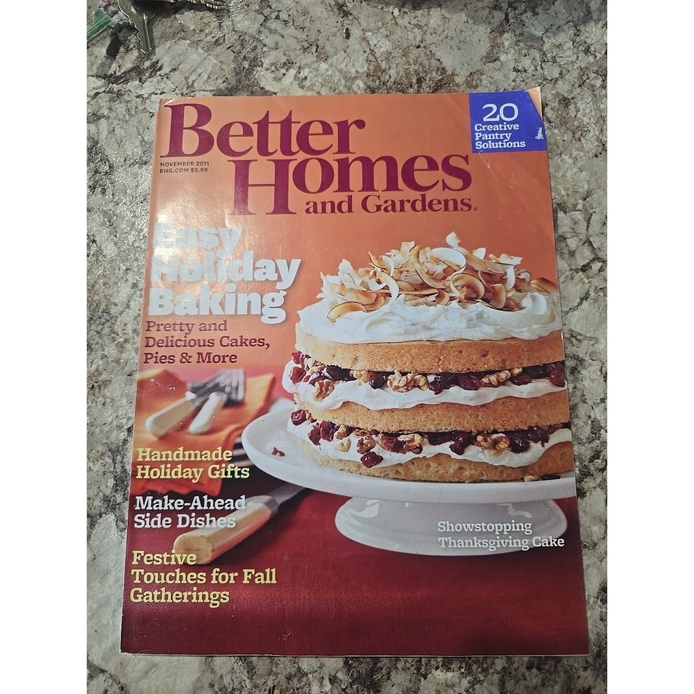 Better Homes &‎ Gardens November 2011 Easy Holiday Baking